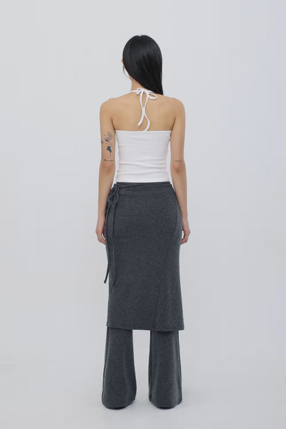 Thread Knitted Half Body Set - Skirt/Pants Set